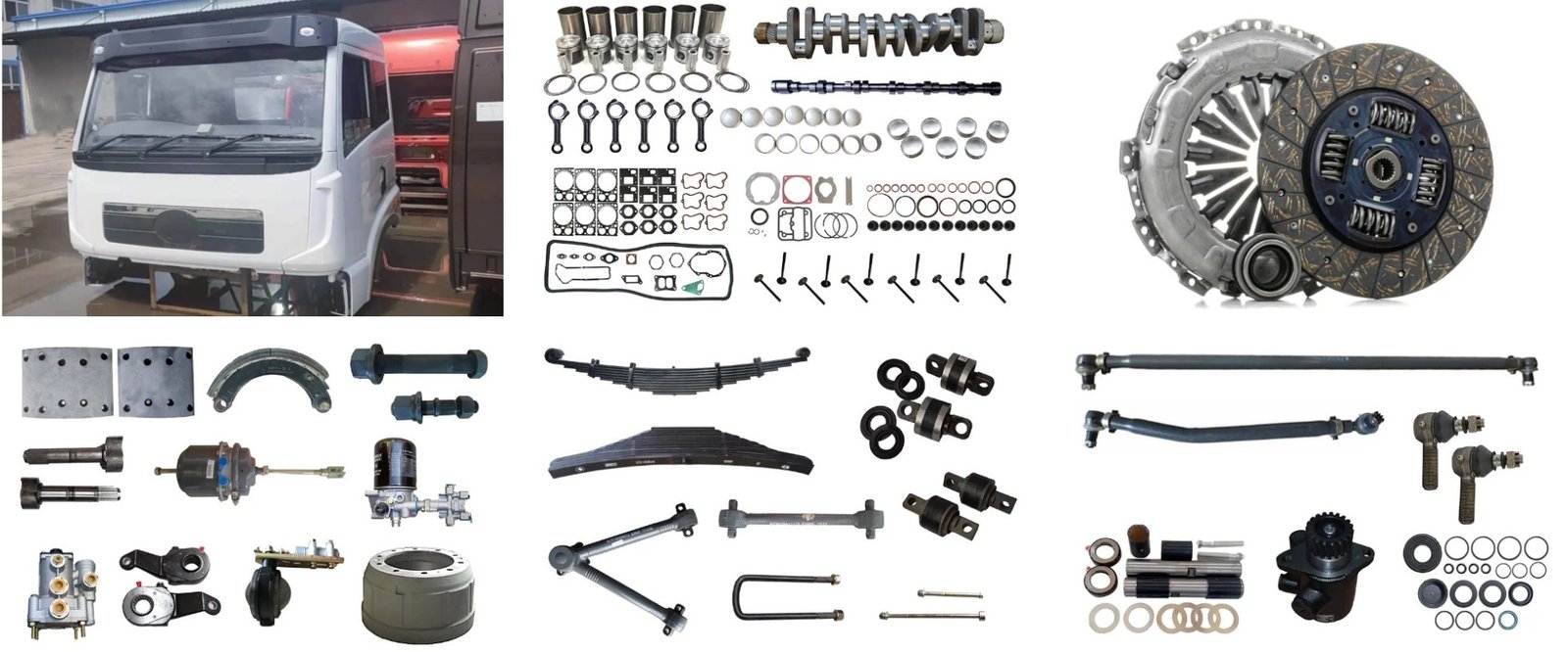 SINOTRUK HOWO Dump Truck Parts List for sale