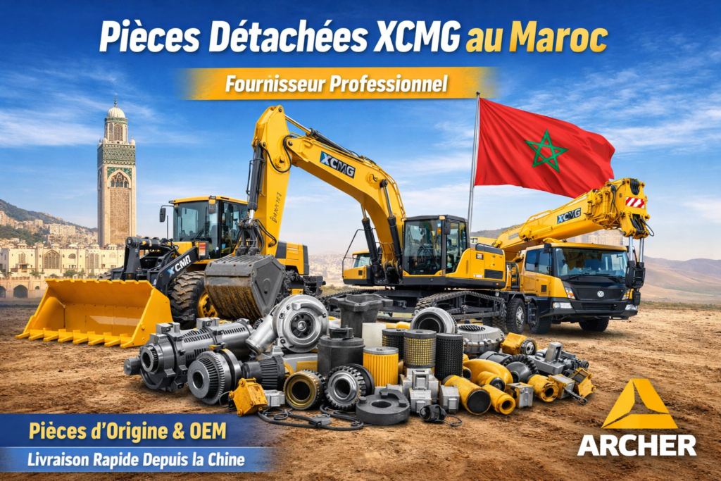Fournisseur de pièces XCMG au Maroc