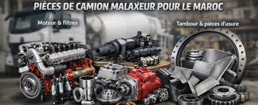 Fournisseur de pièces détachées pour camions malaxeurs HOWO au Maroc | ARCHER