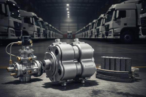 SHACMAN Brake System Components (Valves, Chambers, Linings)