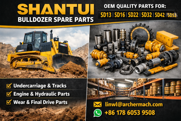 SHANTUI Bulldozer Spare Parts Supplier | SD16 SD22 SD32 Parts Export