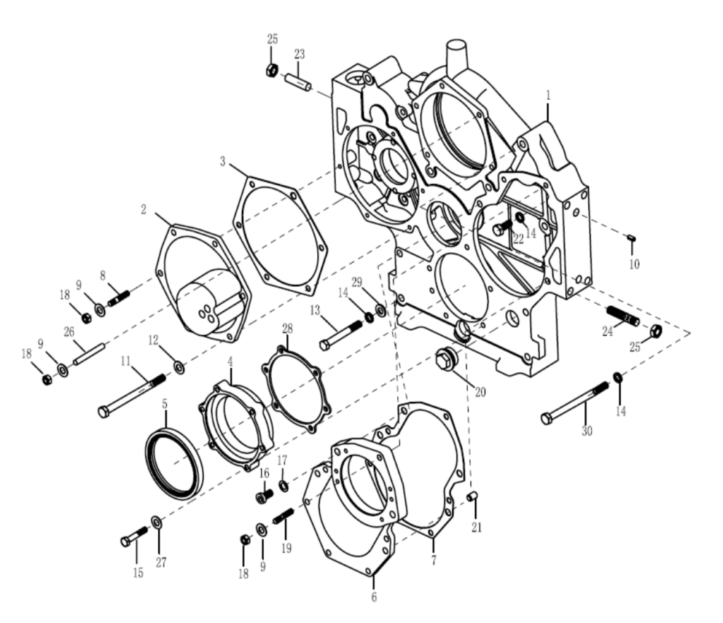 HOWO Cylinder block-2