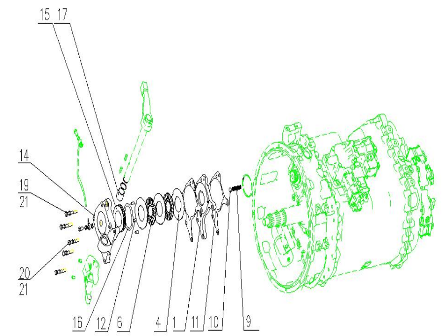 HOWO Transmission Braking Components