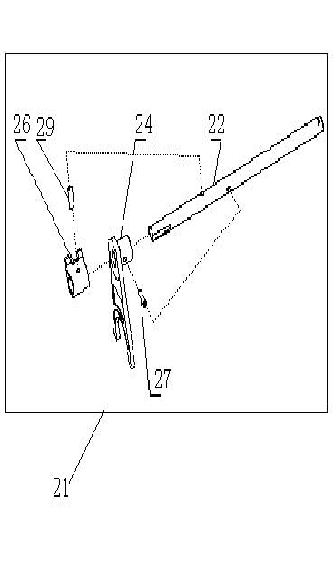 HOWO gearbox shift fork shaft assembly