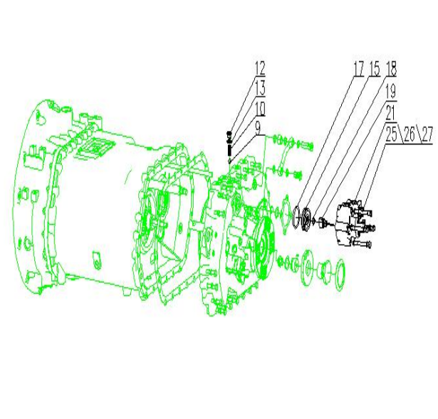 HOWO automatic transmission shifter components