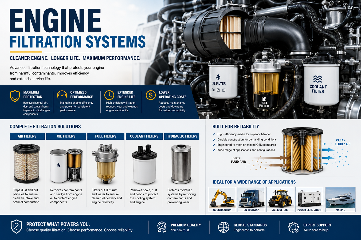 Heavy Machinery Fleet Filters