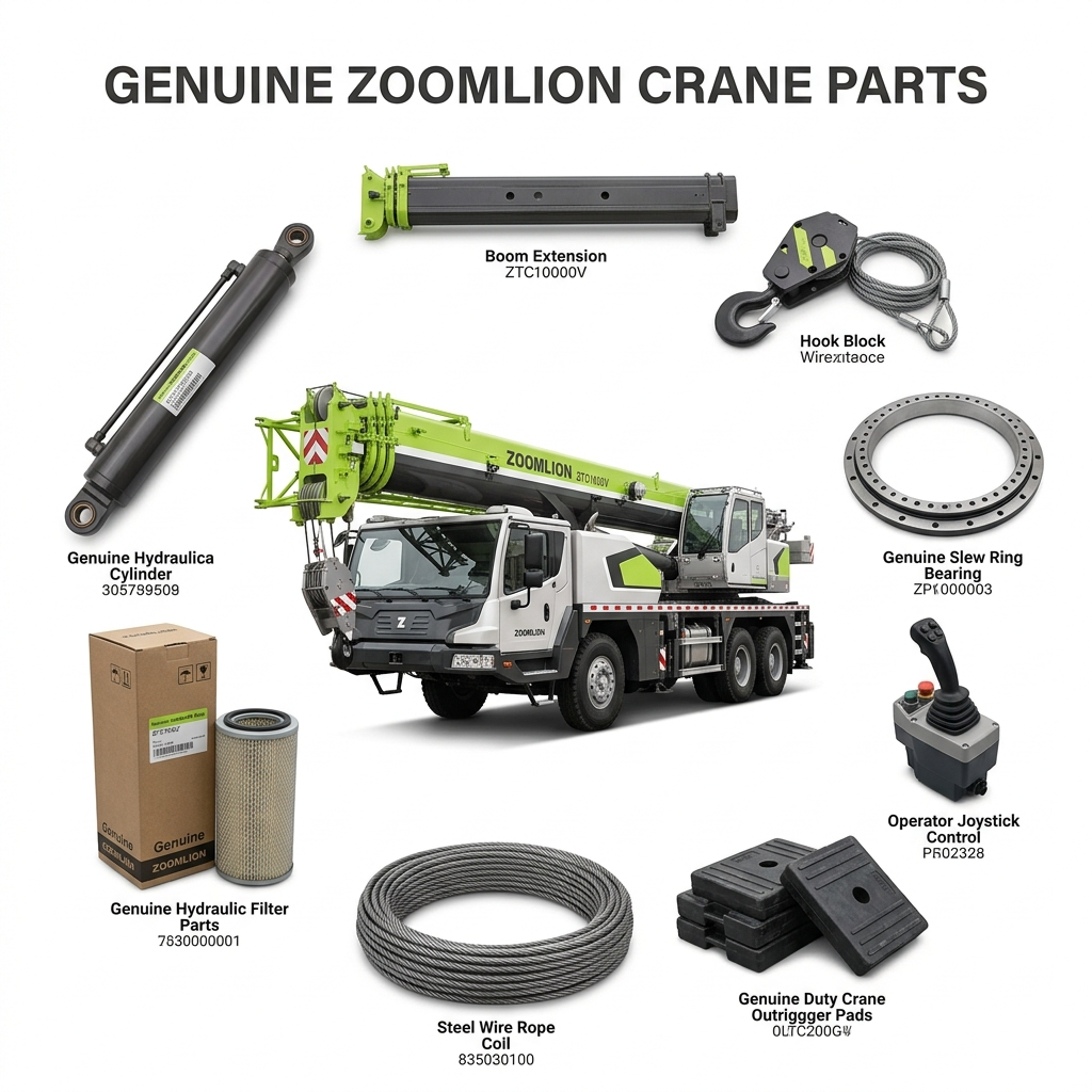 Genuine ZOOMLION Crane Parts for Unmatched Quality