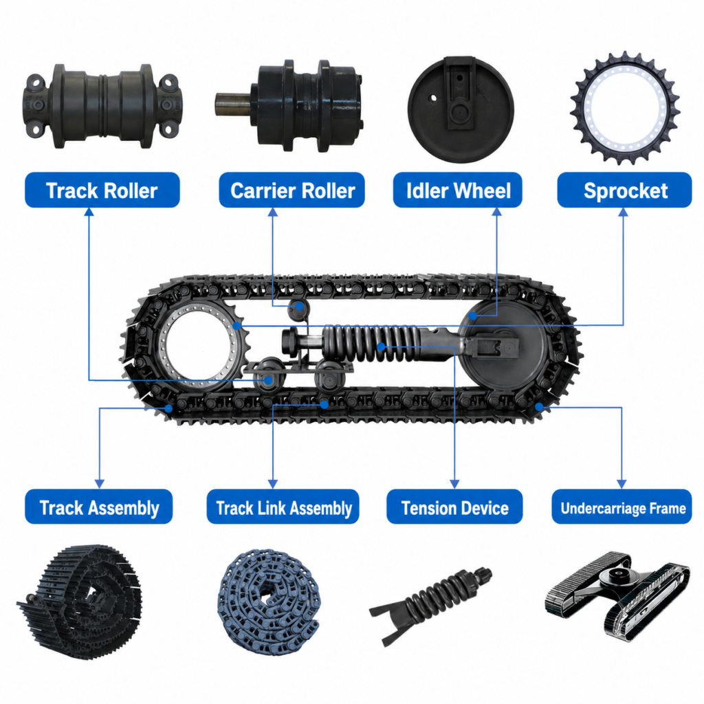 Komatsu Undercarriage Parts