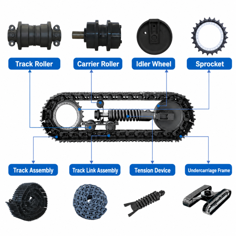 Komatsu Undercarriage Parts