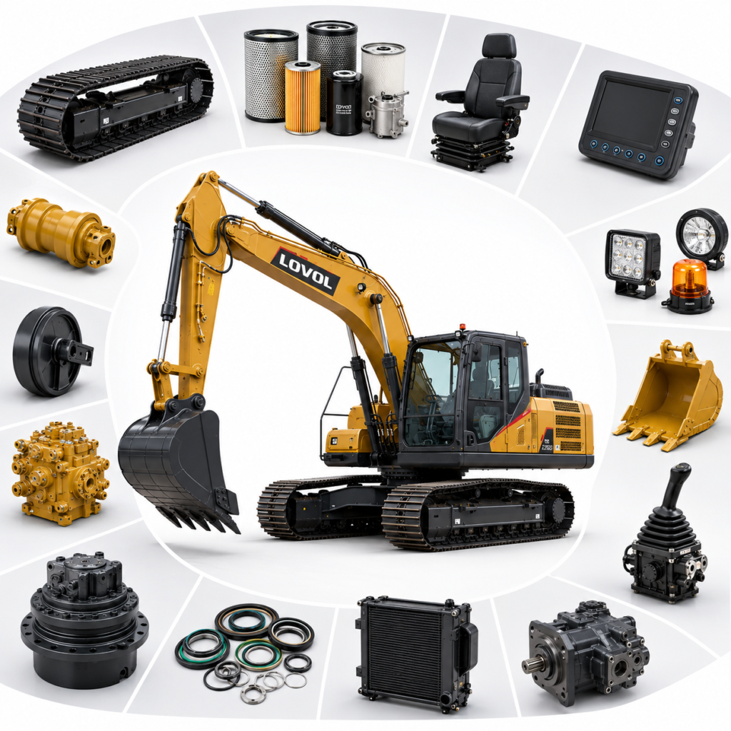 Lovol Excavator Spare parts