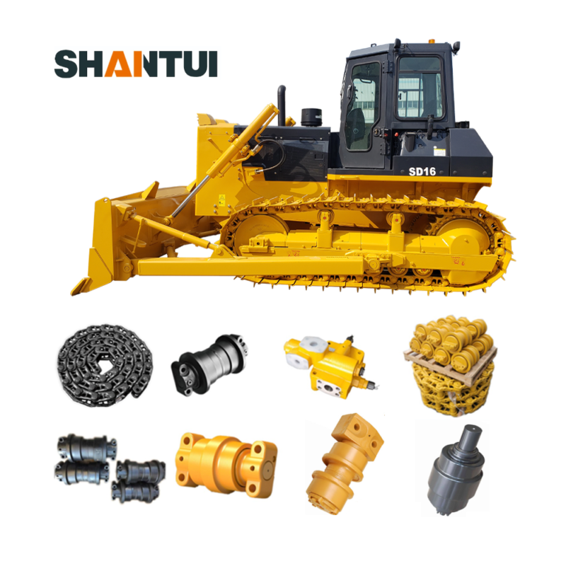 SHANTUI SD16 Bulldozer Parts — SHANTUI SD16 crawler dozer full range genuine OEM engine undercarriage hydraulic spare parts
