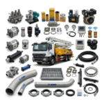 XCMG Concrete Pump Parts — XCMG HB37 HB46 HB52 truck mounted concrete pump genuine OEM spare parts supplier