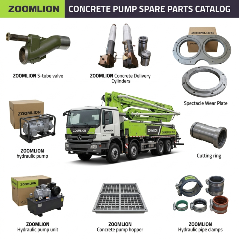 ZOOMLION Pump Parts Concrete Pump Parts