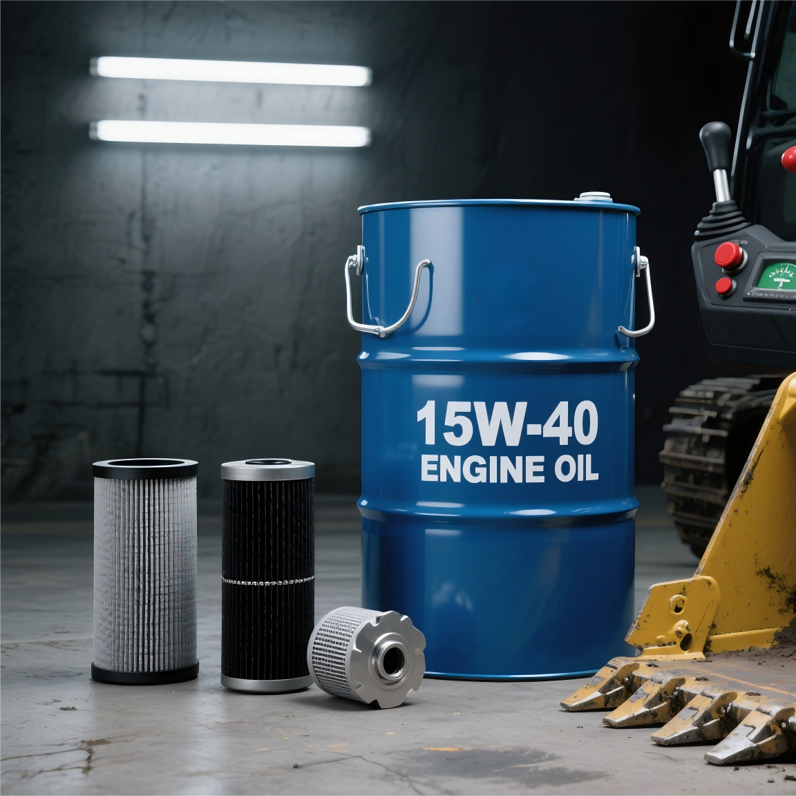 Heavy Machinery Lubricating Oil and Maintenance Fluids